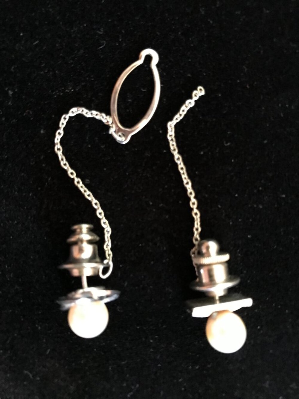 7 mm Akoya Cultured Salt Water Pearl Tie Tack